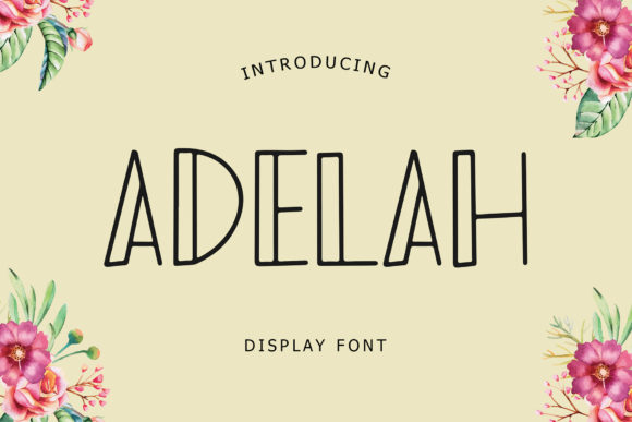 Adelah: A Playful Display Font for Distinctive Web Design