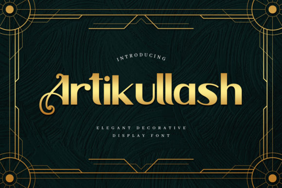Artikullash: A Display Font That Makes Small Brands Shine