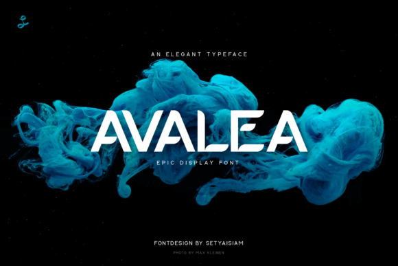 Avalea: A Modern Display Font for Branding Projects