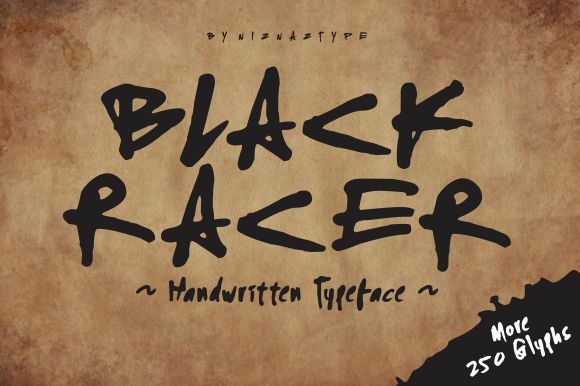 Black Racer: Bold Speed Meets Refined Display Typography