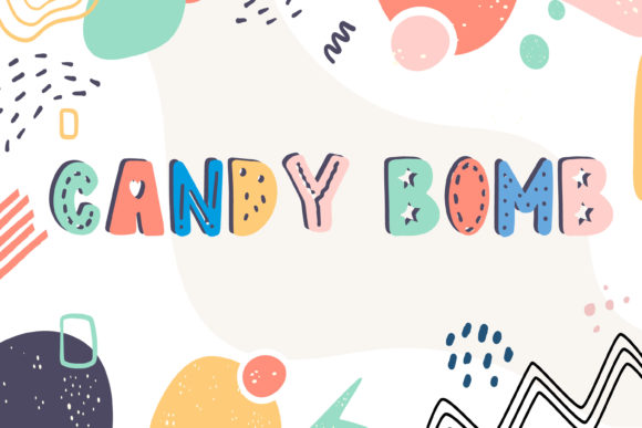 Candy Bomb: A Playful Display Font for Web Designers