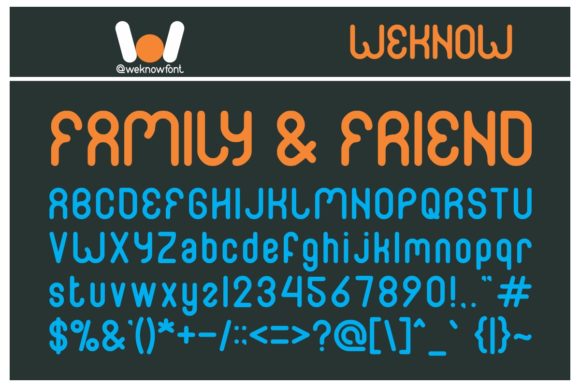 Family and Friend: A Display Font That Feels Like Home