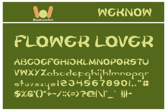 Flower Lover: The Display Font That Made My Bakery Shine