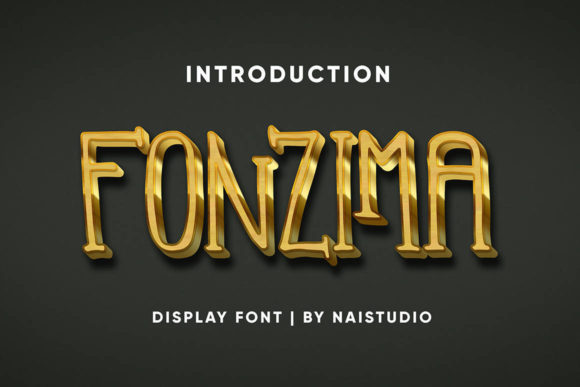 Fonzima: A Neat Lettered Display Font for Campaign Creatives