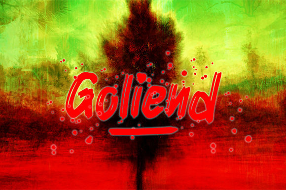 Goliend: A Friendly, Brush-Pen Display Font for Digital Branding