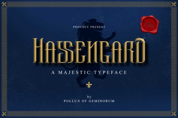 Hassengard: A Stylish Display Font for Editorial Design