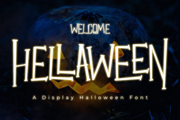 Hellaween: A Spooky Display Font for Memorable Branding