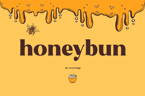 Honeybun: A Sweet Display Font for Handmade Design