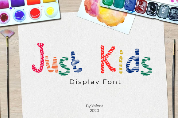 Just Kids: A Playful Display Typeface for Editorial Design