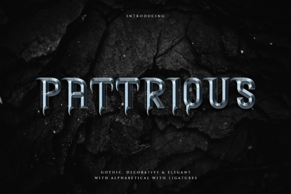 Pattrious: A Bold Display Font for Modern Web Design