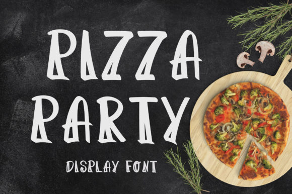 Pizza Party: A Display Font That Brings Joy to Editorial Design