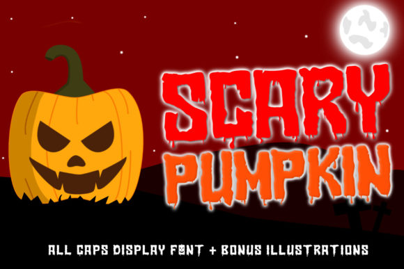 Scary Pumpkin: A Playful Display Font for Spooky Branding