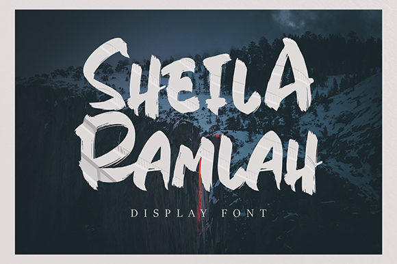 Sheila Ramlah: A Bold Display Font for Memorable Branding