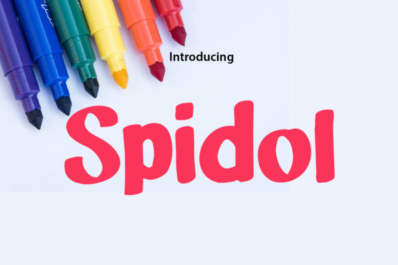 Spidol: A Sweet Display Typeface for Everyday Branding