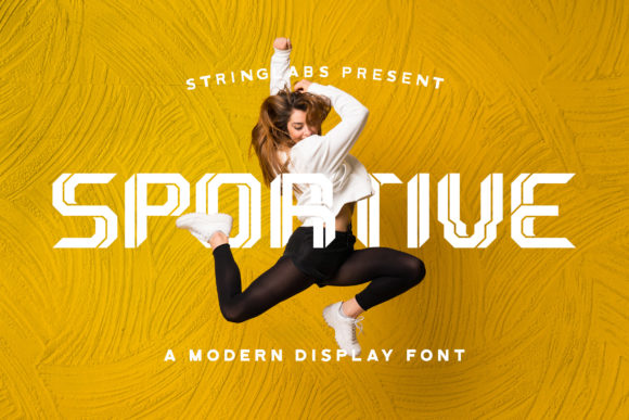 Sportive: A Display Font That Makes Small Brands Shine