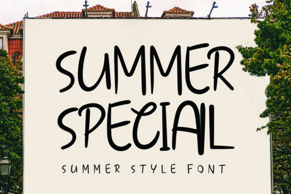 Summer Special: A Relaxed Display Font for Branding