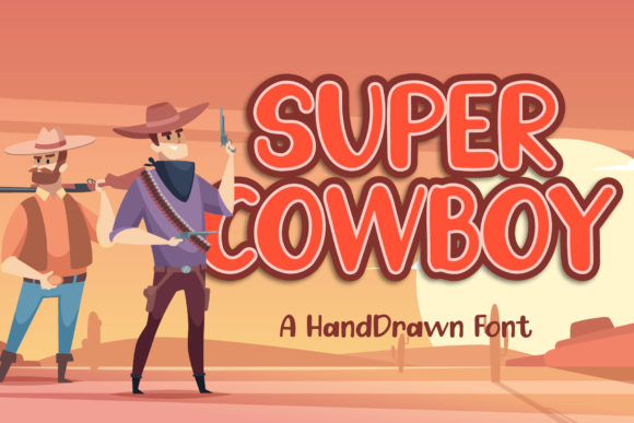 Super Cowboy: A Soft Display Font for Editorial Design