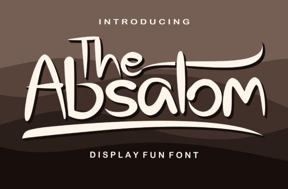 The Absalom: A Display Font for Bold Marketing Visuals