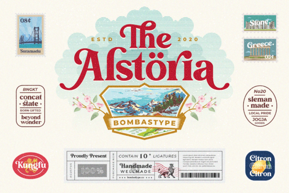 The Alstoria: A Display Font That Elevates Handmade