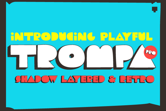 Trompa: A Display Font That Makes Your Headlines Instantly Recognizable