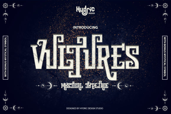 Vultures: A Display Font with Quirky Charm for Makers