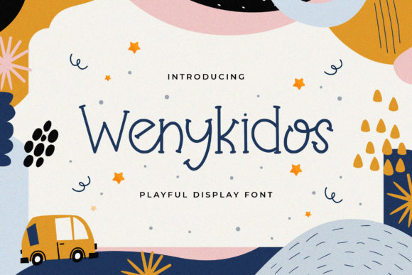 Wenykidos: A Joyful Display Font for Editorial Warmth