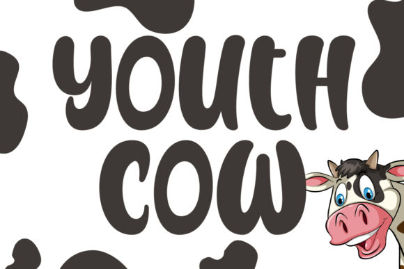 Youth Cow: A Bouncy Display Font for Brand Builders